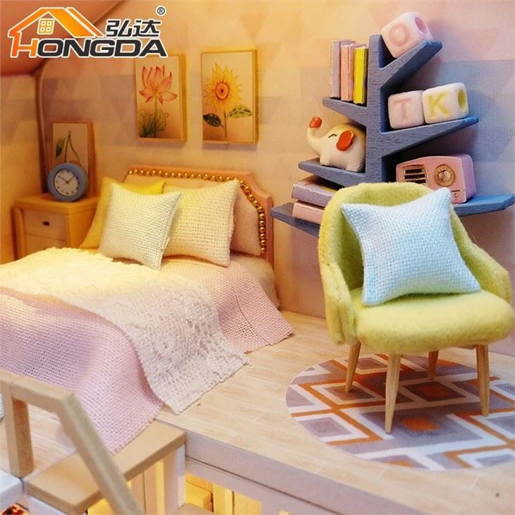 Z Tiny House Sweet Time Pink Color For A Gift