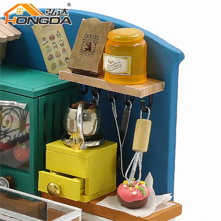 Hongda S2304 Lucky Sweet Room DIY House Mini Delicate And Cute Toy Model